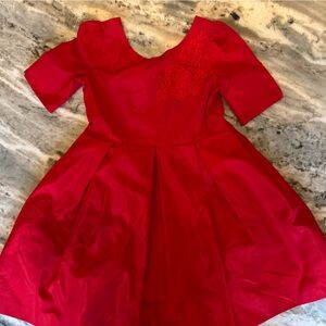 Janie and Jack Vibrant Red Dress Holiday Collection